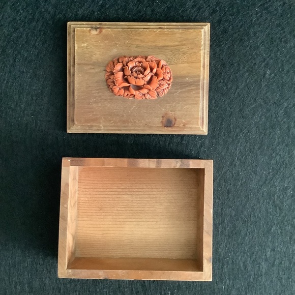 Vintage 1939 Golden Gate international exposition faux coral box - Picture 6 of 8